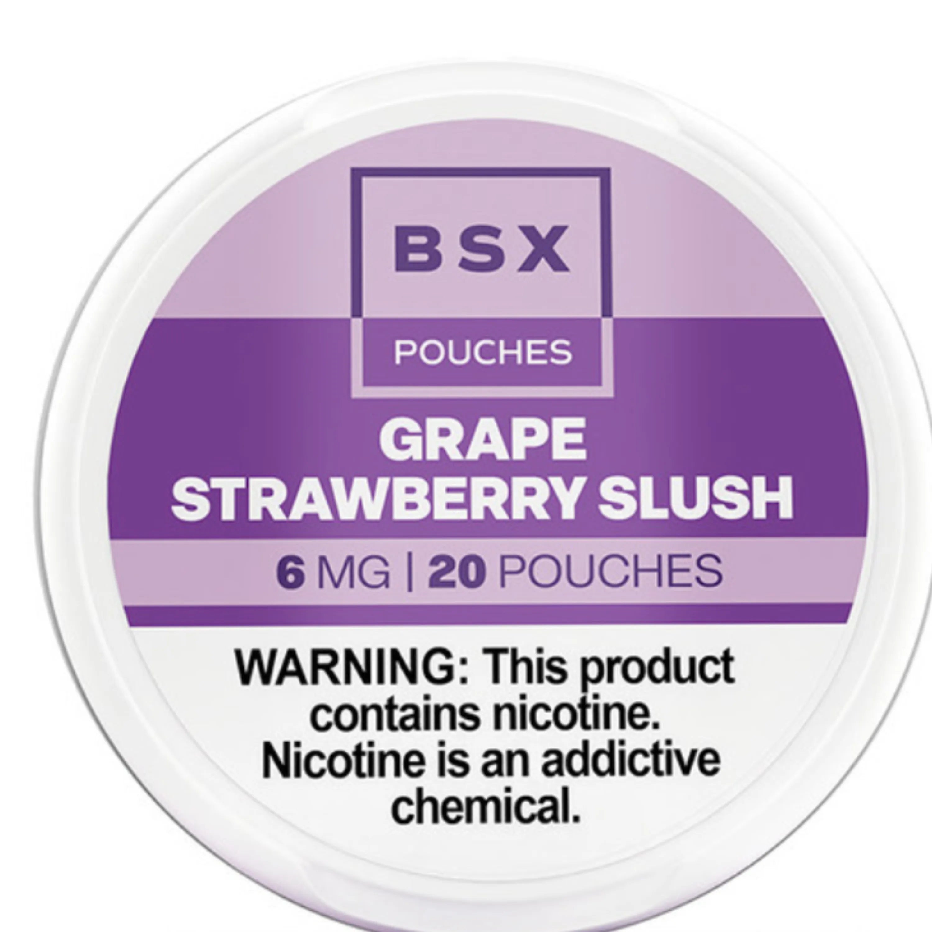 Grape Strawberry Slush BSX Nicotine Pouches 6mg