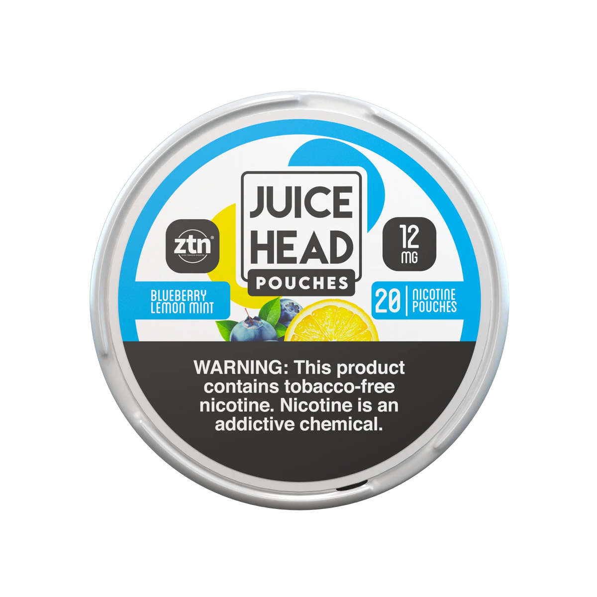 Blueberry Lemon Mint Juice Head Nicotine Pouches 12mg