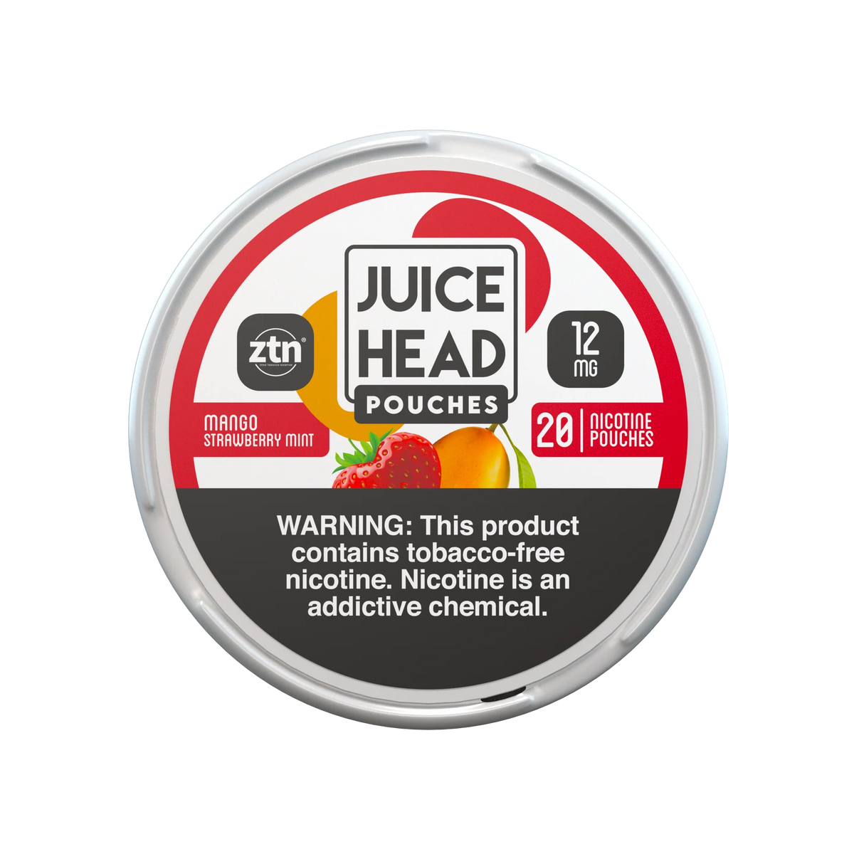 Mango Strawberry Mint Juice Head Nicotine Pouches 12mg