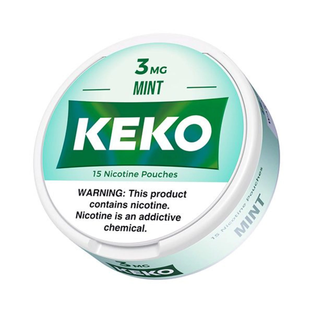 Mint KEKO Nicotine Pouches 3mg