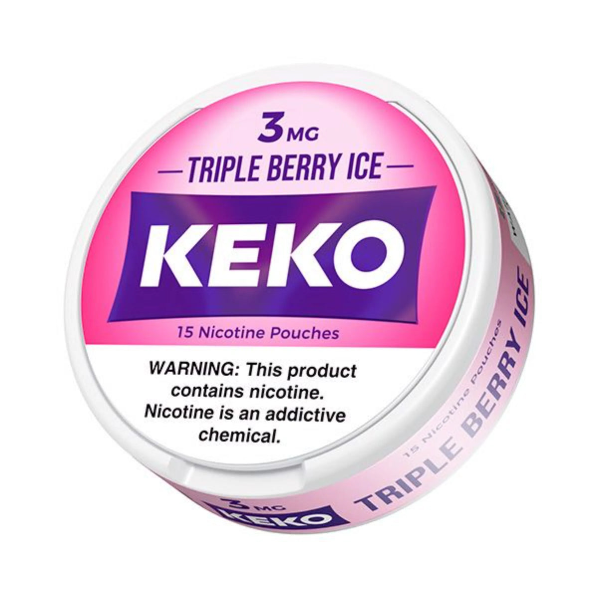 Triple Berry Ice KEKO Nicotine Pouches 3mg