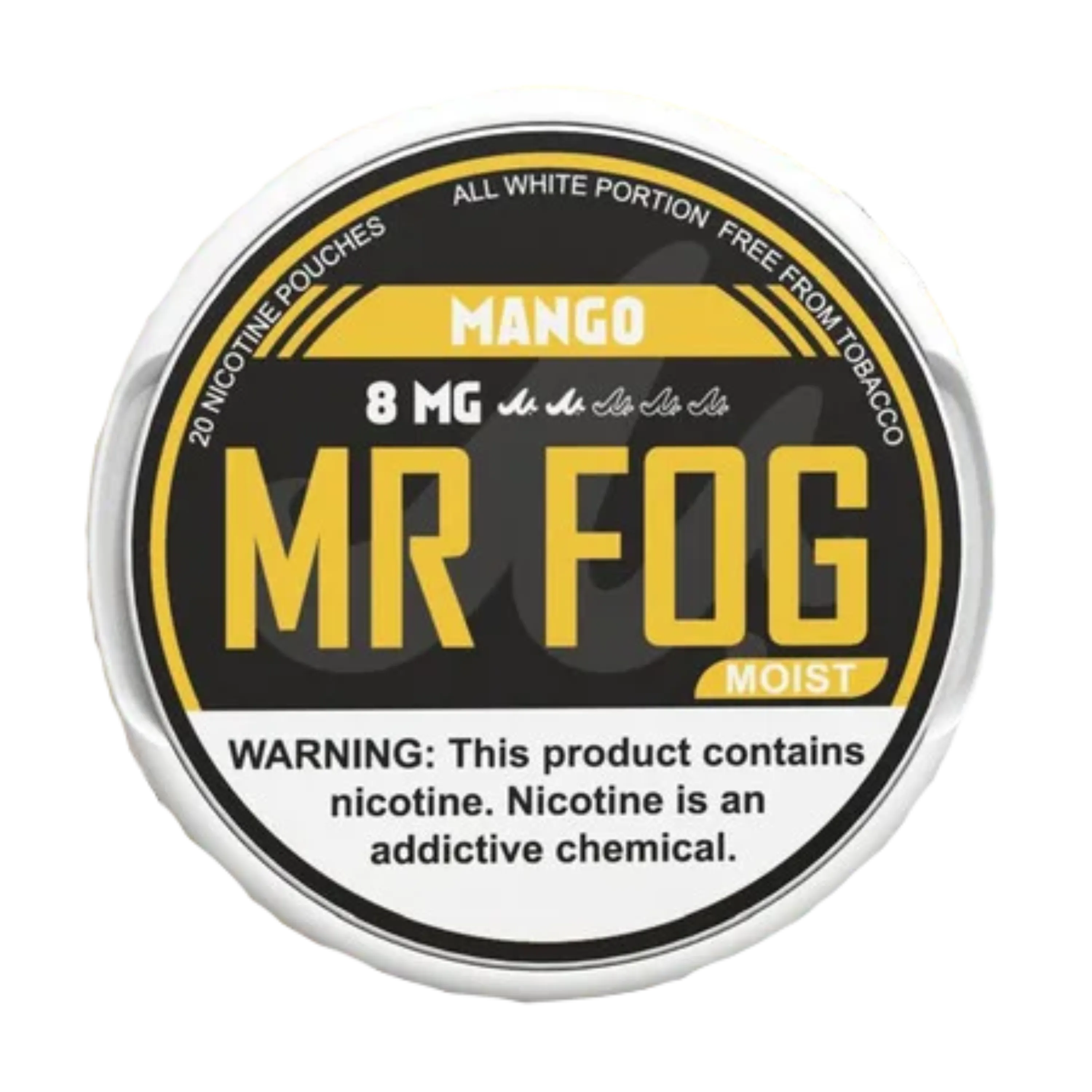 Mango Mr Fog Nicotine Pouches 8mg Moist