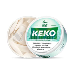 Open Box Mint KEKO Nicotine Pouches 6mg