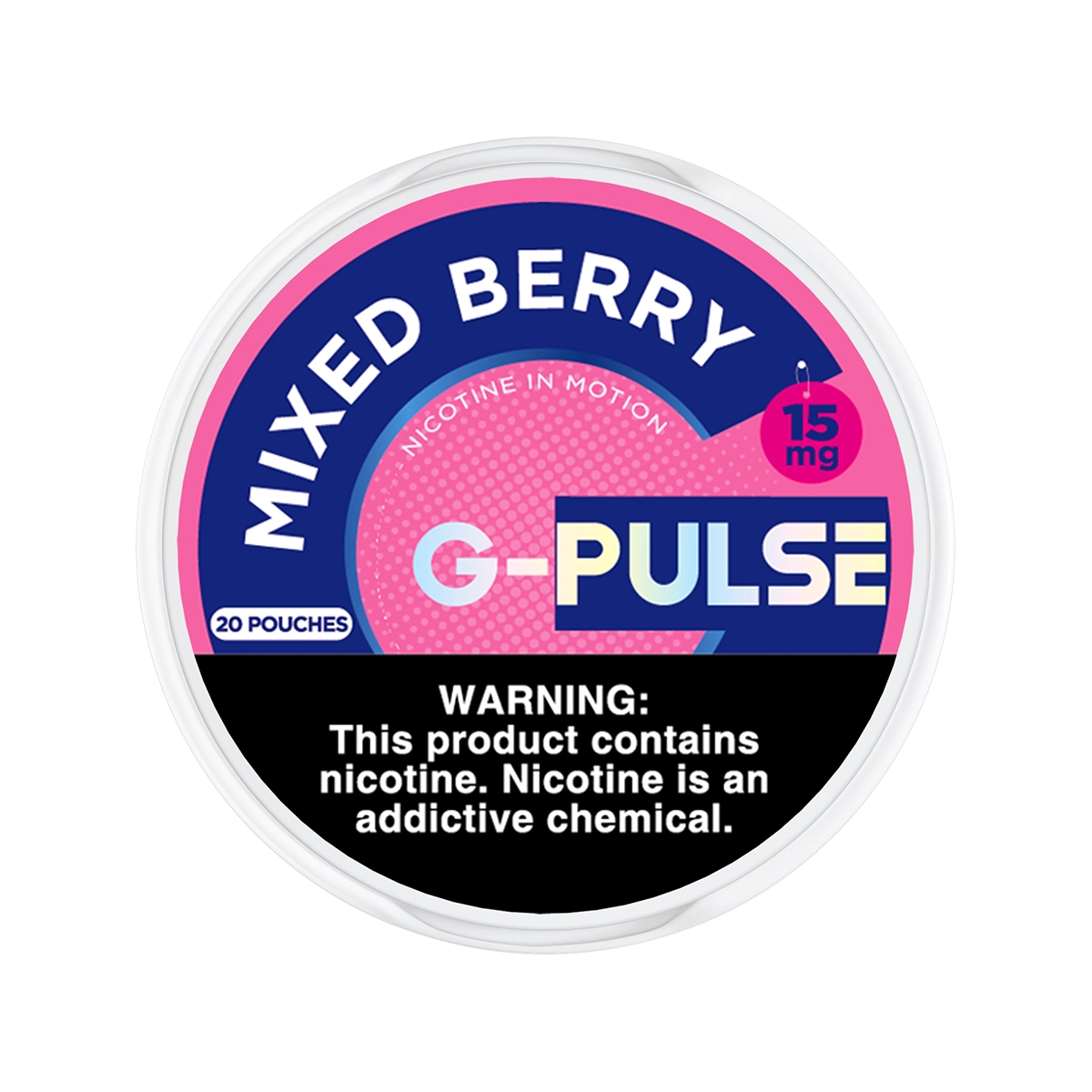 Mixed Berry G-Pulse Nicotine Pouches 15mg