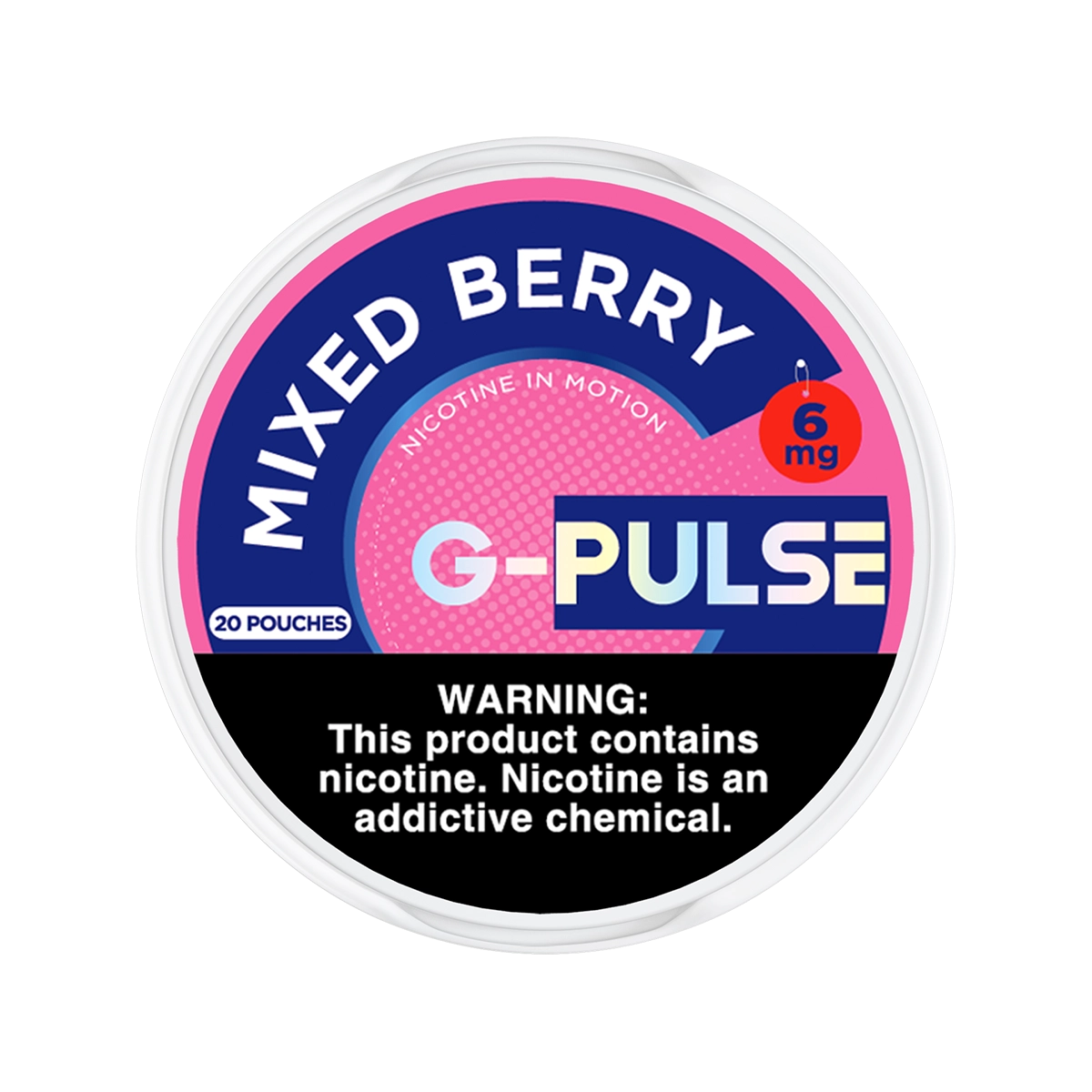 Mixed Berry G-Pulse Nicotine Pouches 6mg