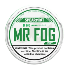 Spearmint Mr Fog Nicotine Pouches 8mg Dry