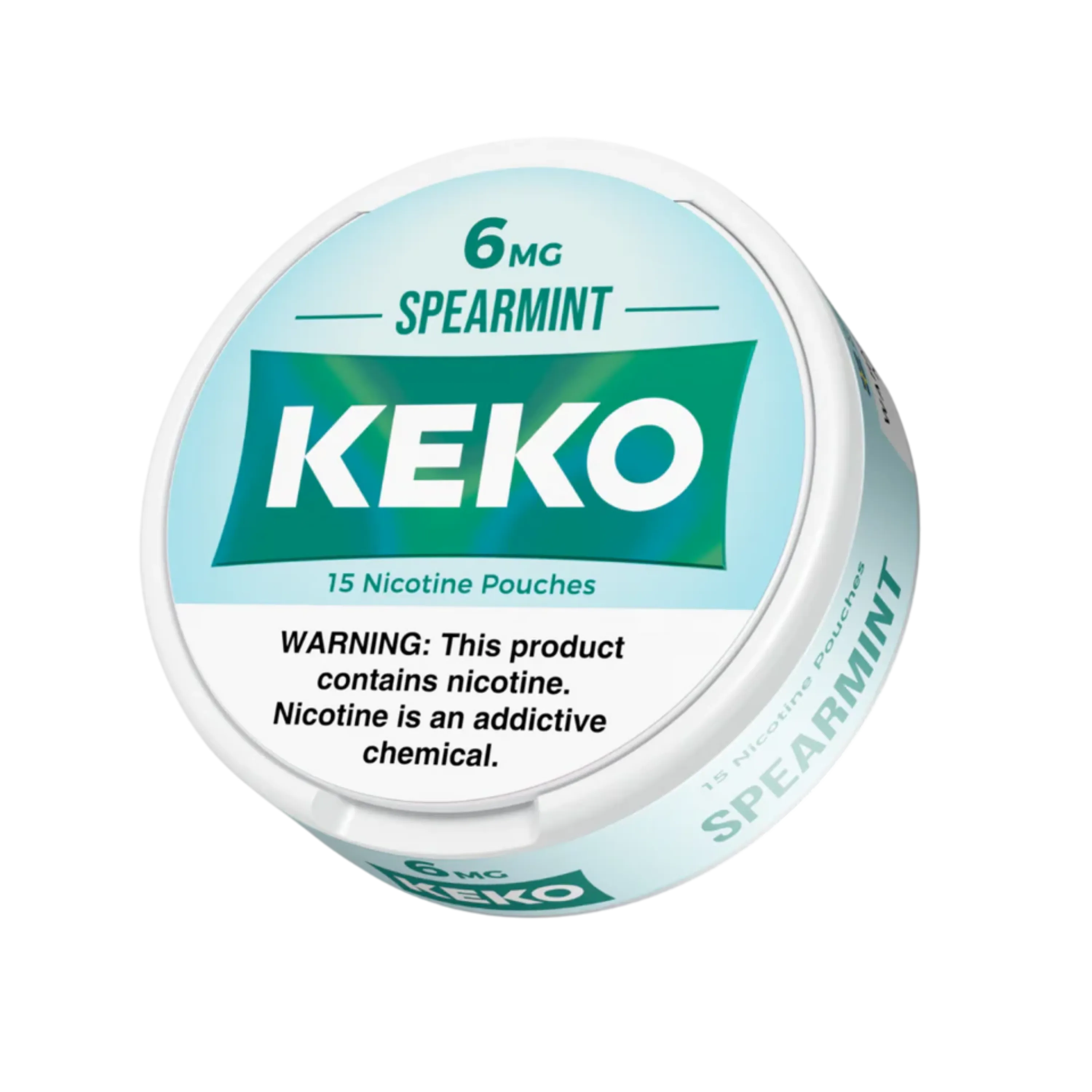 Spearmint KEKO Nicotine Pouches 6mg