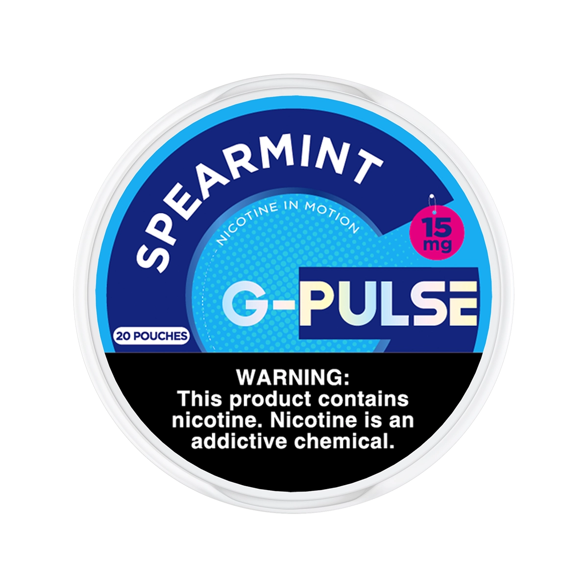 Spearmint G-Pulse Nicotine Pouches 15mg