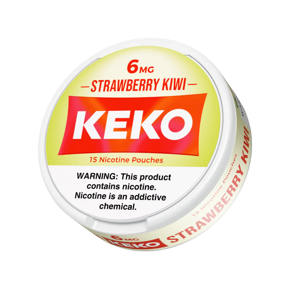 Strawberry Kiwi KEKO Nicotine Pouches 6mg