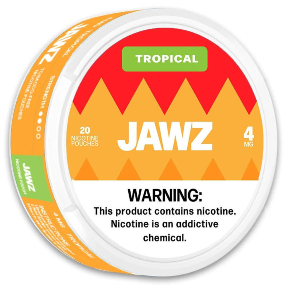 Tropical JAWZ Nicotine Pouches 4mg