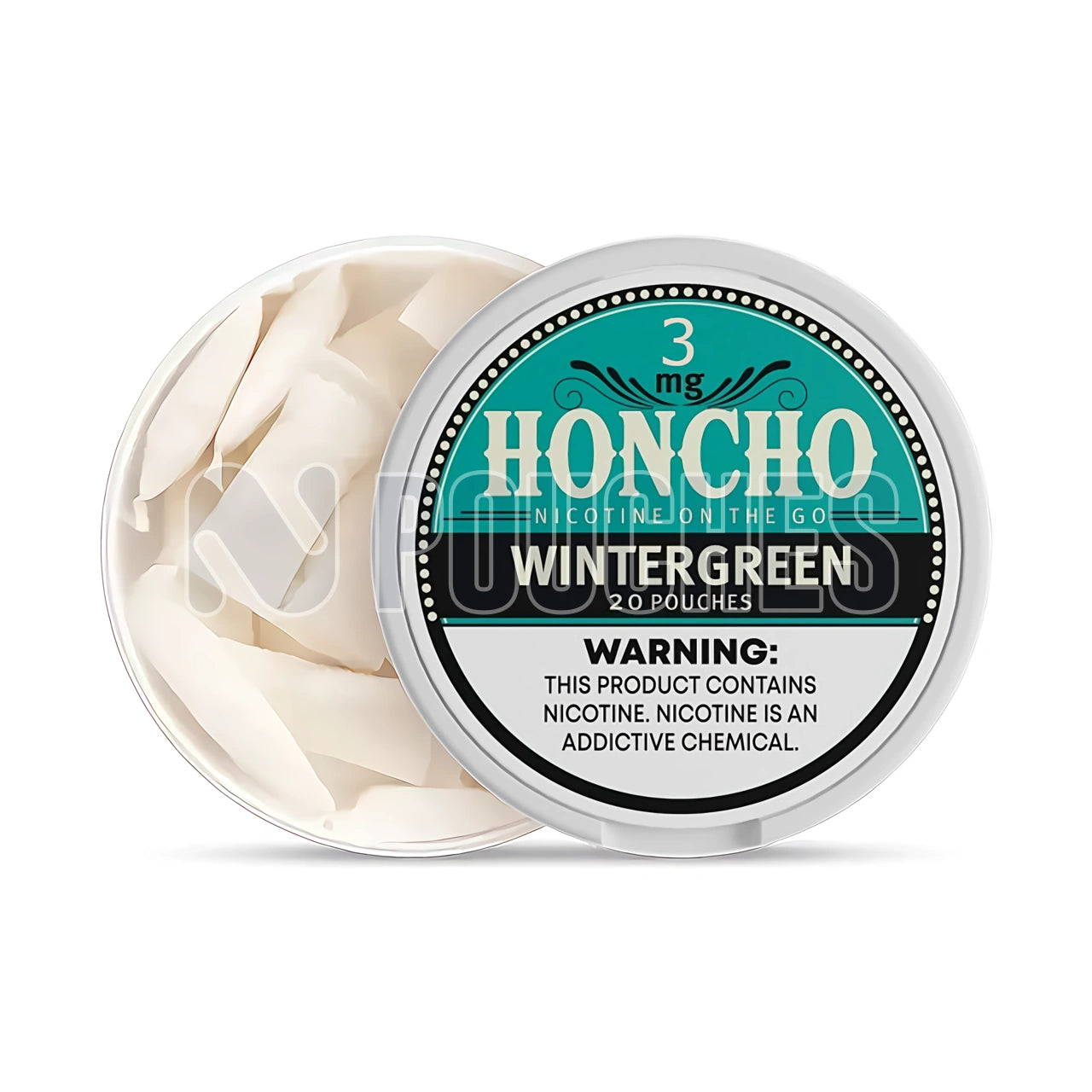 Open Box Wintergreen Honcho Nicotine Pouches 3mg