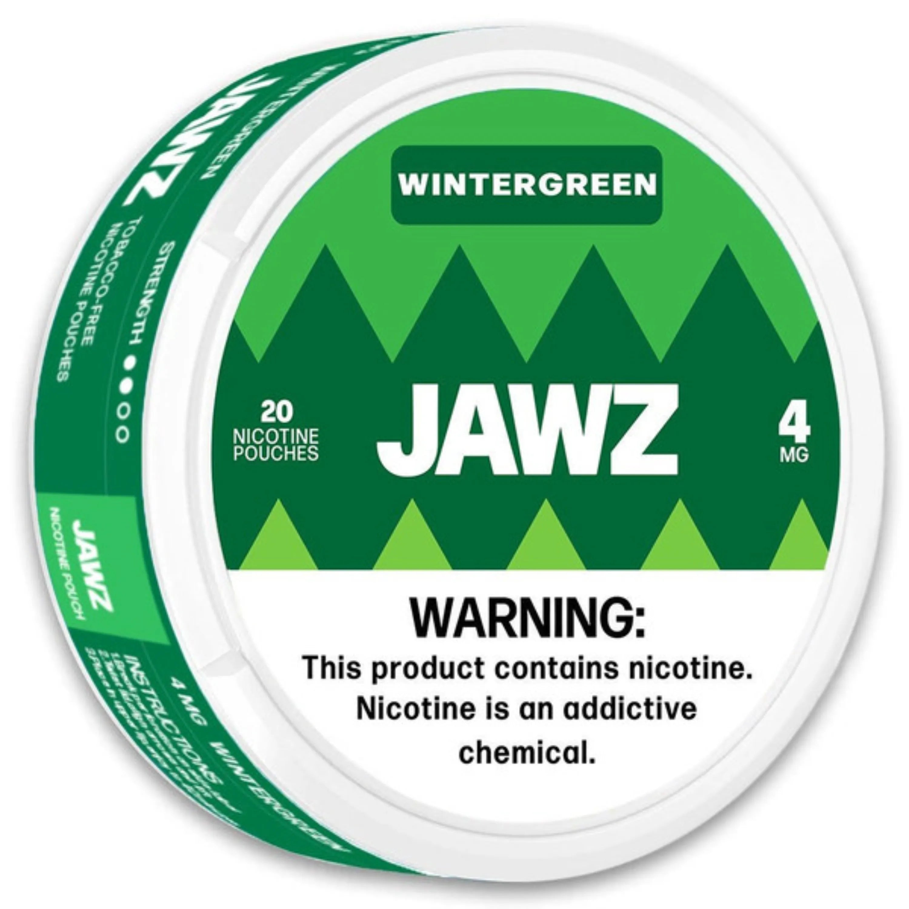 Wintergreen JAWZ Nicotine Pouches 4mg