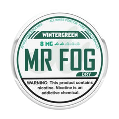 Wintergreen Mr Fog Nicotine Pouches 8mg Dry