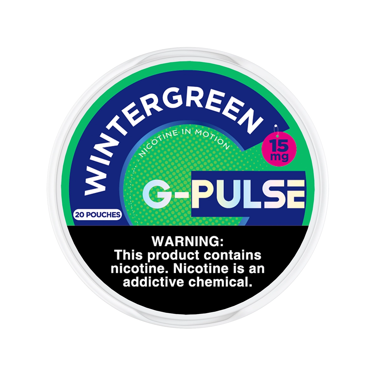 Wintergreen G-Pulse Nicotine Pouches 15mg