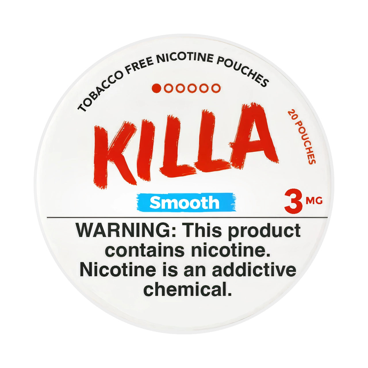 12_01_2025killanicotinepouches-SMOOTH-3-MG.jpg Smooth Killa Nicotine Pouches 3mg