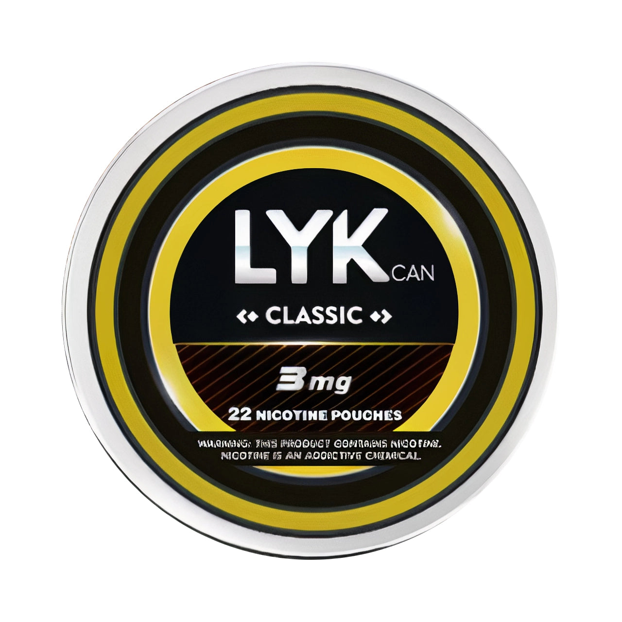 12_2_2025LYKcanNicotinePouches-CLASSIC-3-MG.jpg Classic Lykcan Nicotine Pouches 3mg