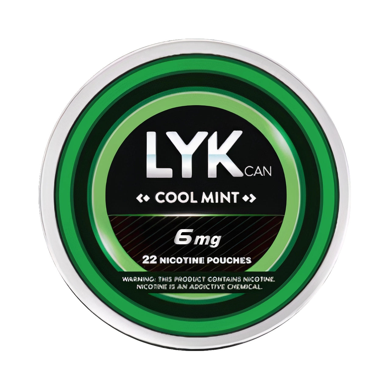 12_2_2025LYKcanNicotinePouches-COOL_MINT-6-MG.jpg Cool Mint Lykcan Nicotine Pouches 6mg