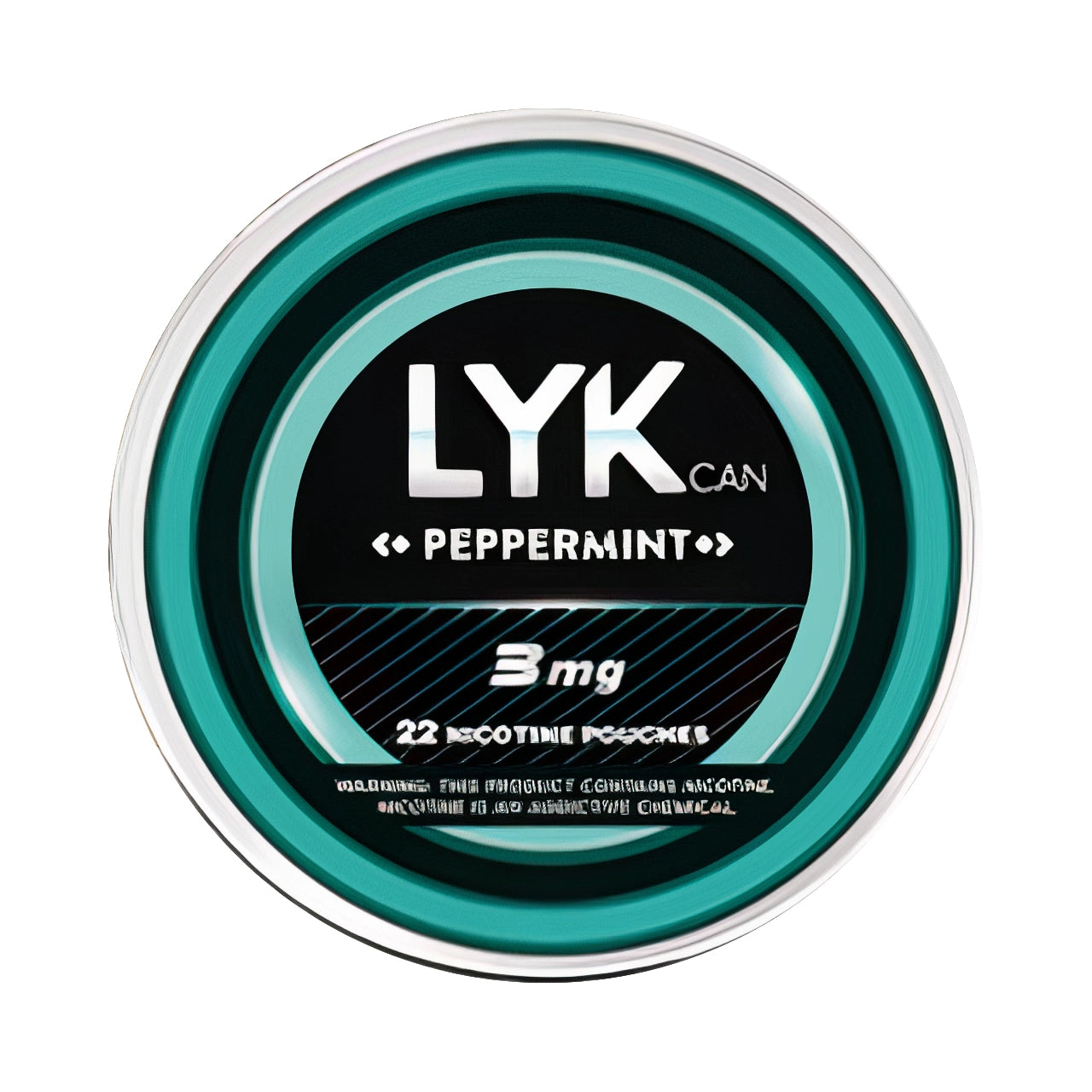 12_2_2025LYKcanNicotinePouches-PEPPERMINT-3-MG.jpg Peppermint Lykcan Nicotine Pouches 3mg