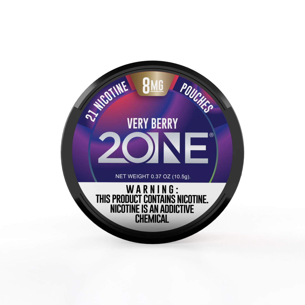 2One_Can_AllFlavors_berrry-View-1.png Very Berry 2ONE Nicotine Pouches 8mg
