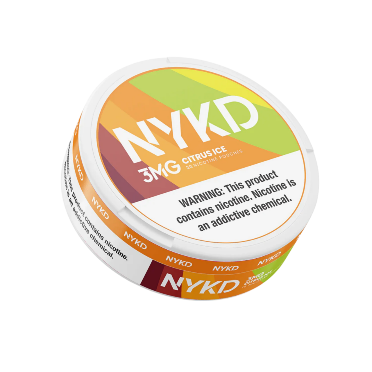 Citrus Ice NYKD Nicotine Pouches 3mg