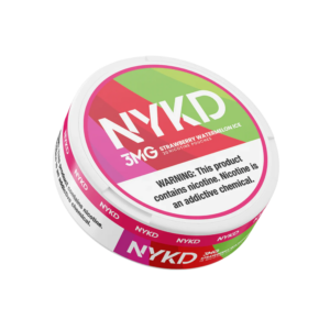Strawberry Watermelon Ice NYKD Nicotine Pouches 3mg