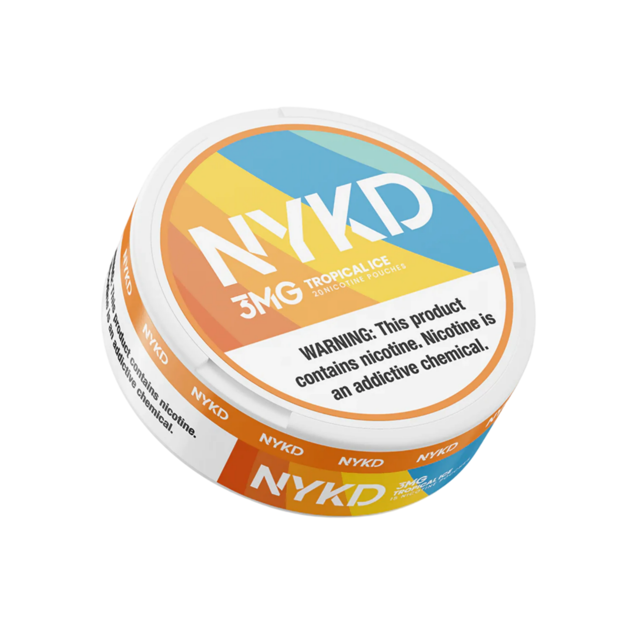 Tropical Ice NYKD Nicotine Pouches 3mg