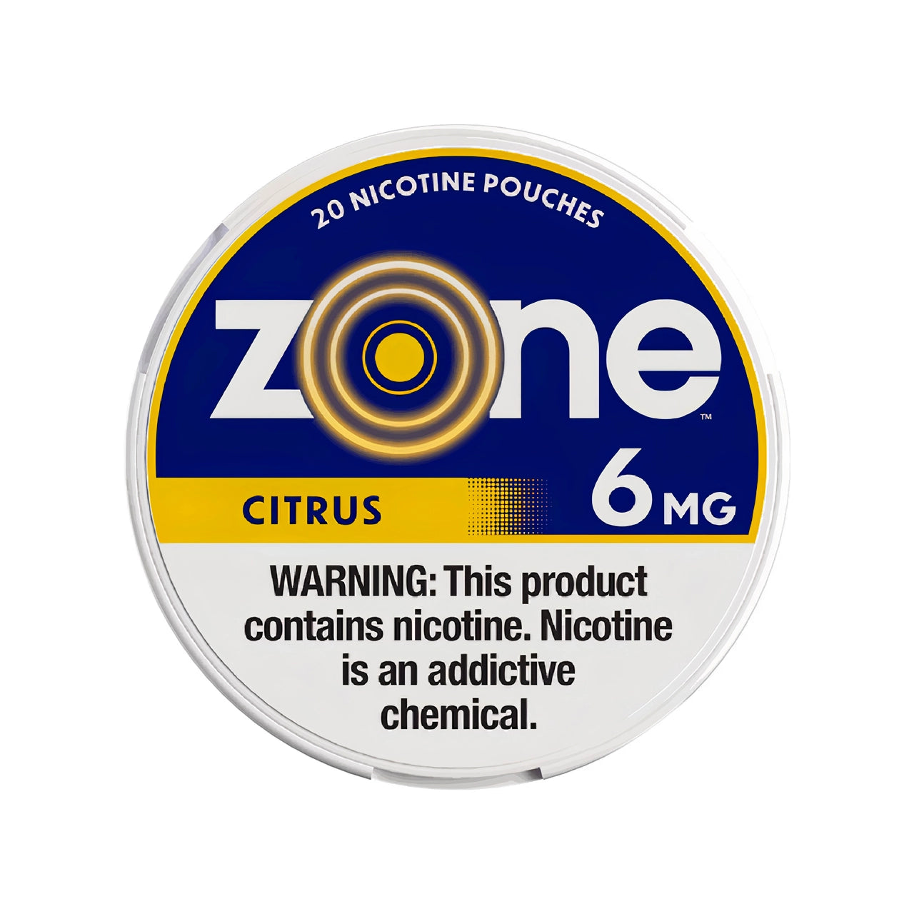 3_11_2025ZoneNicotinePouches-6MG-citrus.jpg Citrus Zone Nicotine Pouches 6mg