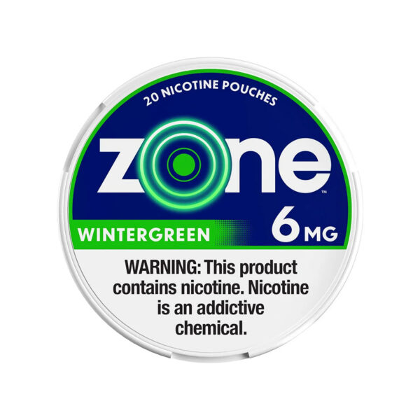 Wintergreen Zone Nicotine Pouches 6mg