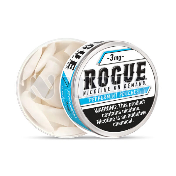 Open Box Peppermint Rogue Nicotine Pouches 3mg
