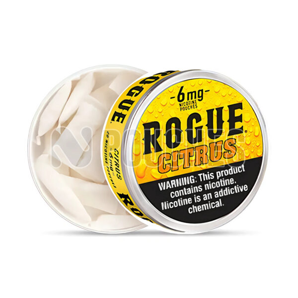 Open Box Citrus Rogue Nicotine Pouches 6mg