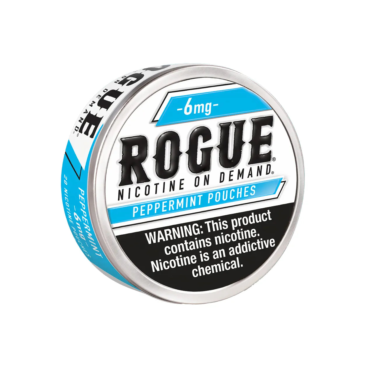 3_18_2025ROGUEnicotinepouches-6-MG-peppermint_pouches.jpg Peppermint Rogue Nicotine Pouches 6mg