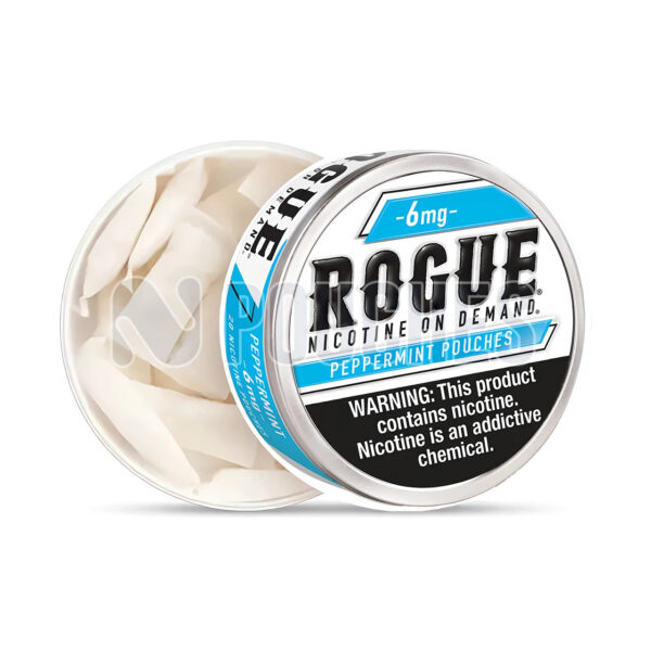 Open Box Peppermint Rogue Nicotine Pouches 6mg