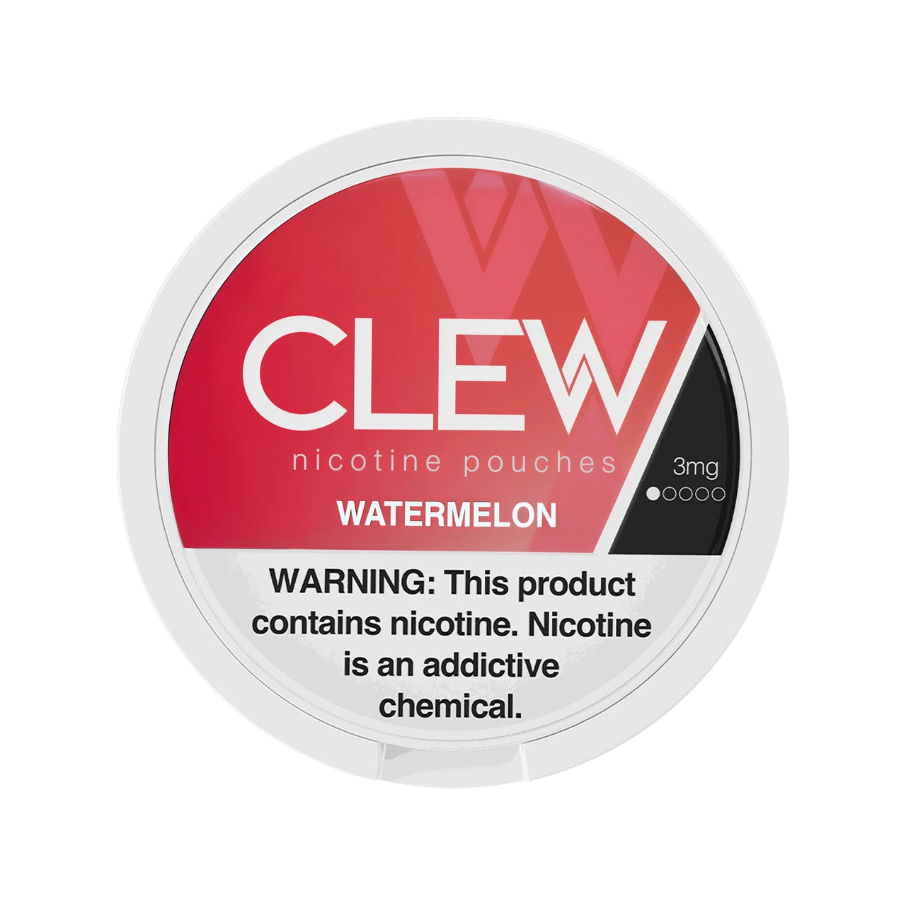 3_31_2025CLEWNICOTINEPOUCHES-3-MG-watermelon.jpg Watermelon CLEW Nicotine Pouches 3mg