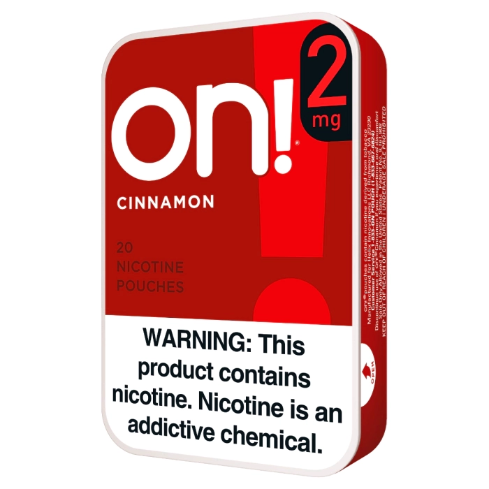 4_1_2025ONnicotinepouches-2-MG-cinnamon.png Cinnamon On! Nicotine Pouches 2mg