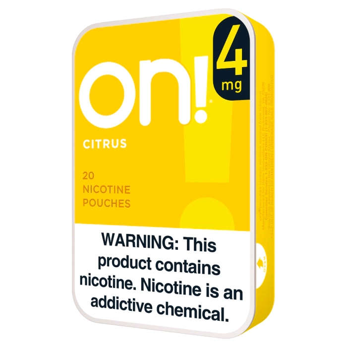 Citrus On! Nicotine Pouches 4mg
