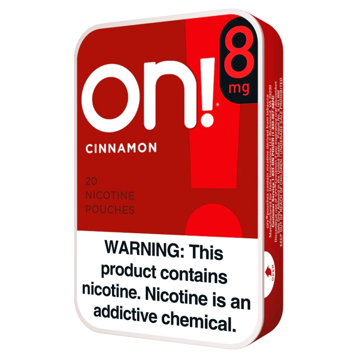 4_1_2025ONnicotinepouches-8-MG-cinnamon.png Cinnamon On! Nicotine Pouches 8mg