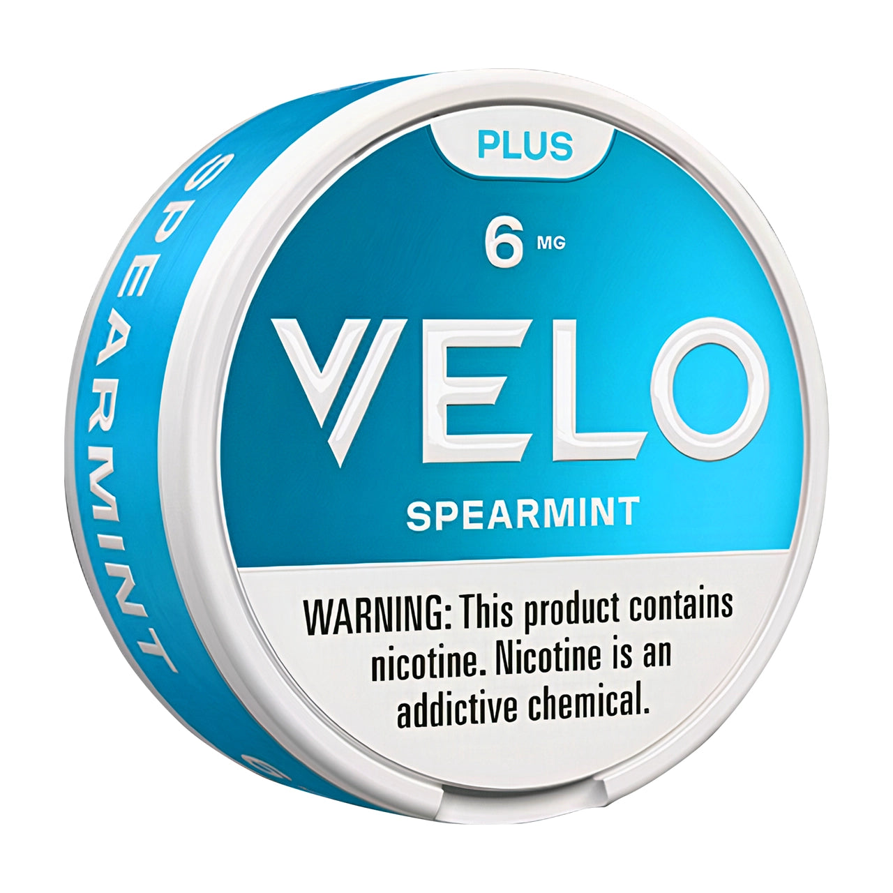 4_2_2025VELOnicotinepouches-6-MG-spearmint.jpg Spearmint VELO Plus Nicotine Pouches 6mg