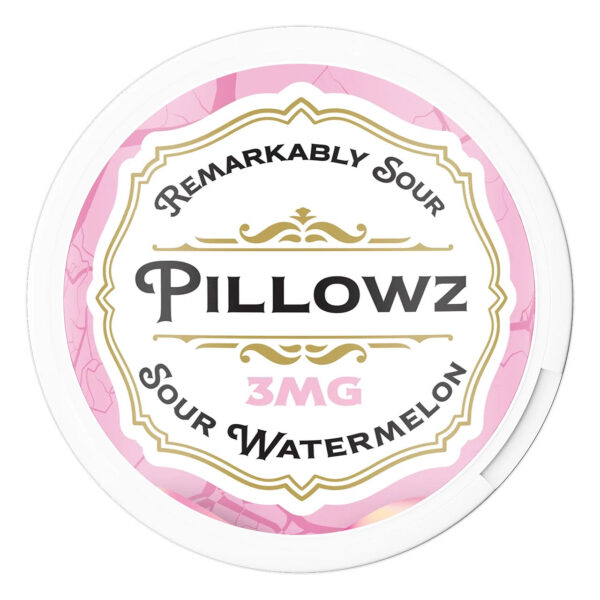 Sour Watermelon Pillowz Nicotine Pouches 3mg
