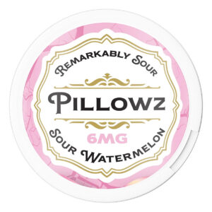 Sour Watermelon Pillowz Nicotine Pouches 6mg