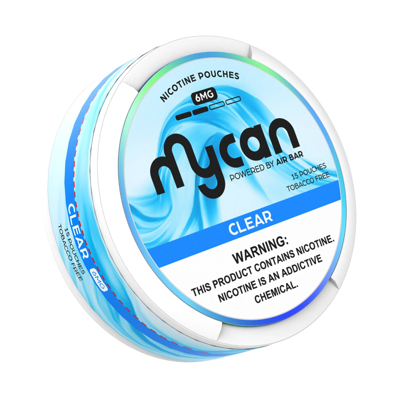 7_21_2025AirBarMycanNicotinePouches-6-MG-CLEAR.jpg Clear Air Bar myCan Nicotine Pouches 6mg