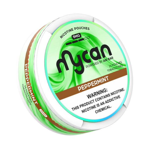 Peppermint Air Bar myCan Nicotine Pouches 9mg