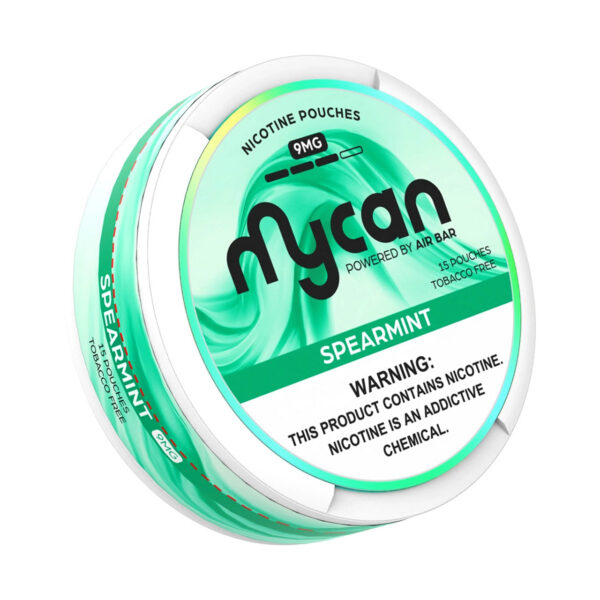 Spearmint Air Bar myCan Nicotine Pouches 9mg