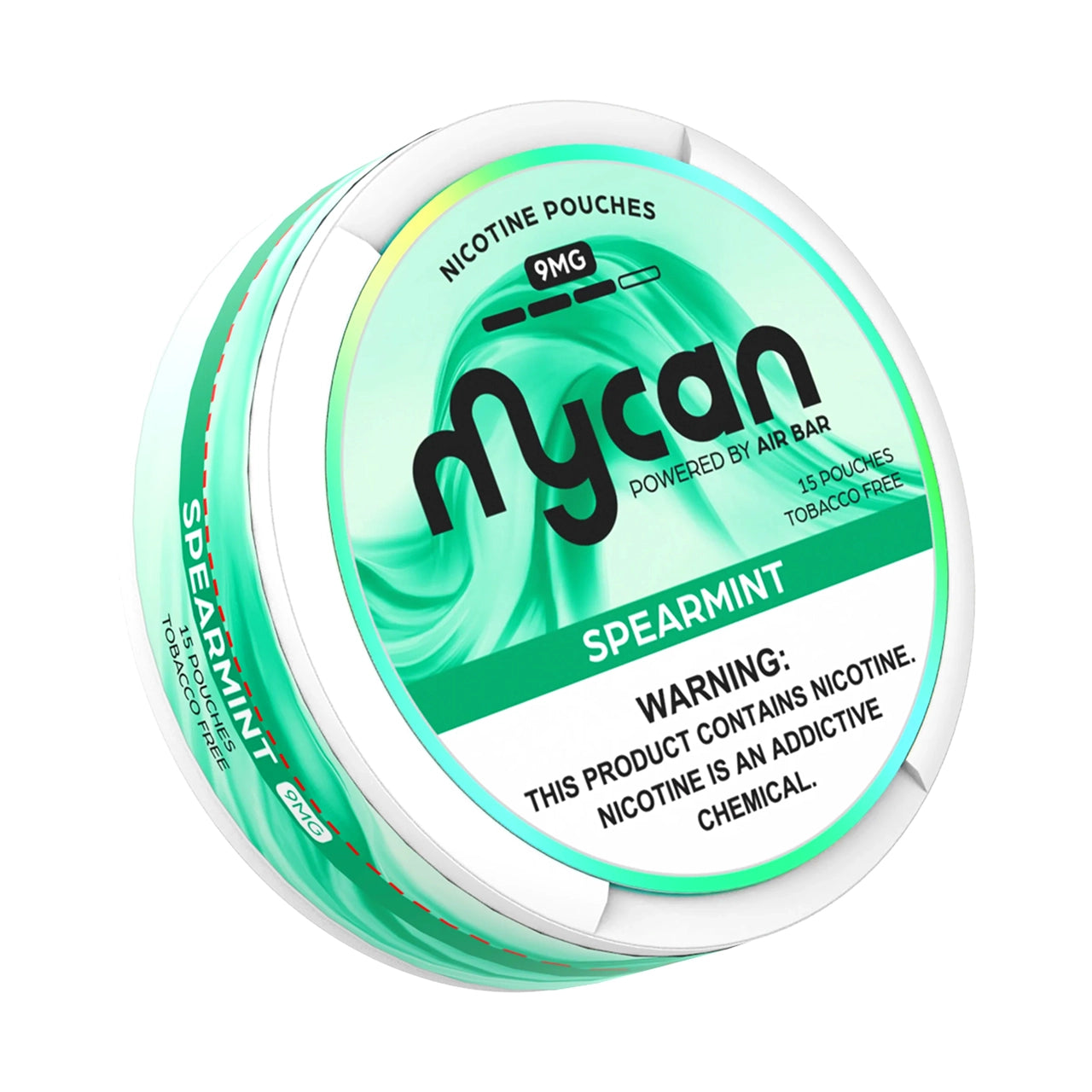 Spearmint Air Bar myCan Nicotine Pouches 9mg