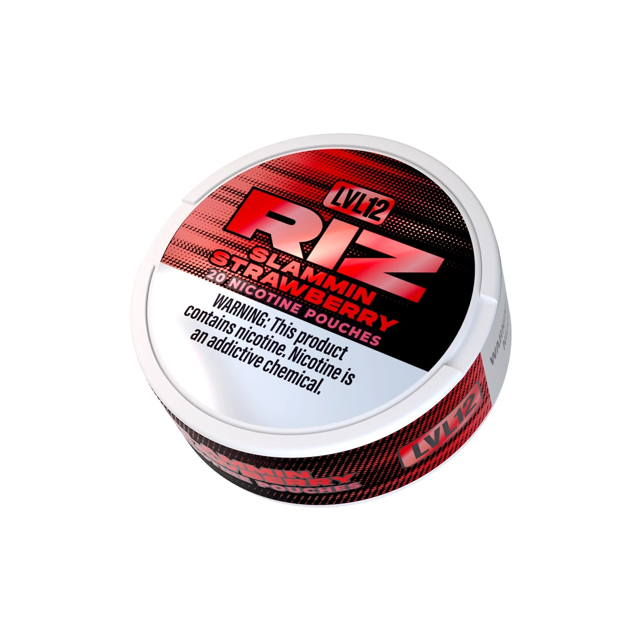 7_9_2025RizNicotinePouches-12-SLAMMIN_STRAWBERRY.jpg Slammin Strawberry Riz Nicotine Pouches 12mg