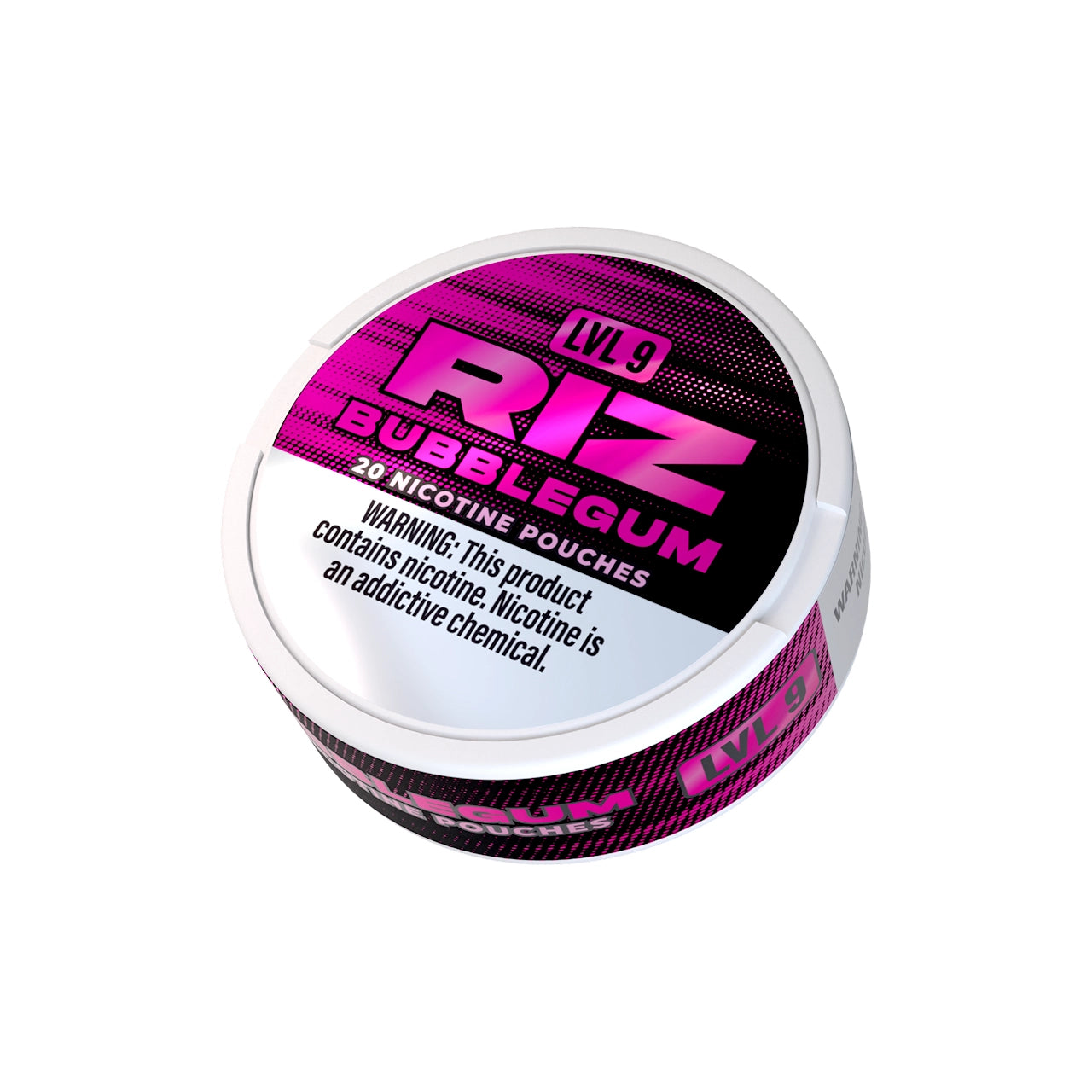 Bubblegum Riz Nicotine Pouches 9mg