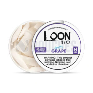 Open Box Grape Loon NYXX Nicotine Pouches 14mg