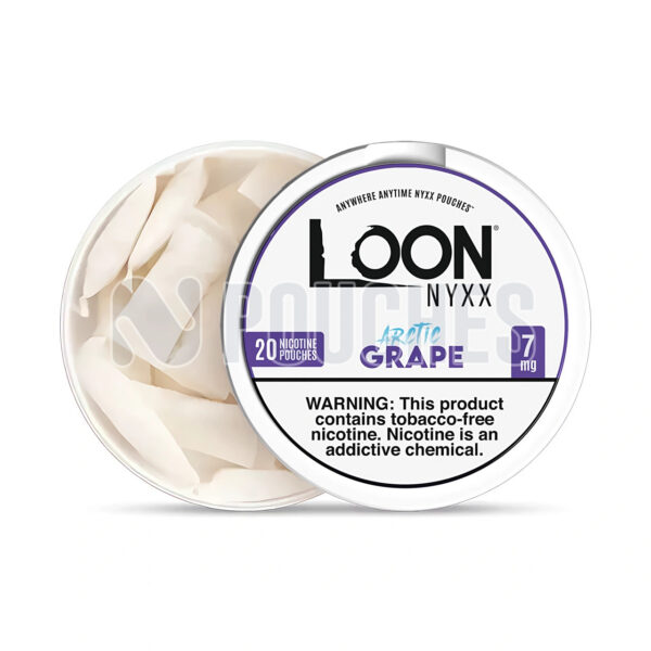 Open Box Grape Loon NYXX Nicotine Pouches 7mg
