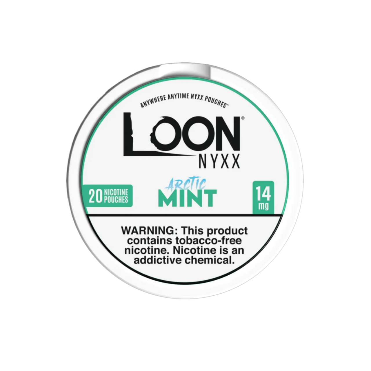Arc-Min14-Top_0aeaefdc-4c91-4237-b4d9-76b67bfc33ef-3000x3000-1.png Arctic Mint Loon NYXX Nicotine Pouches 14mg