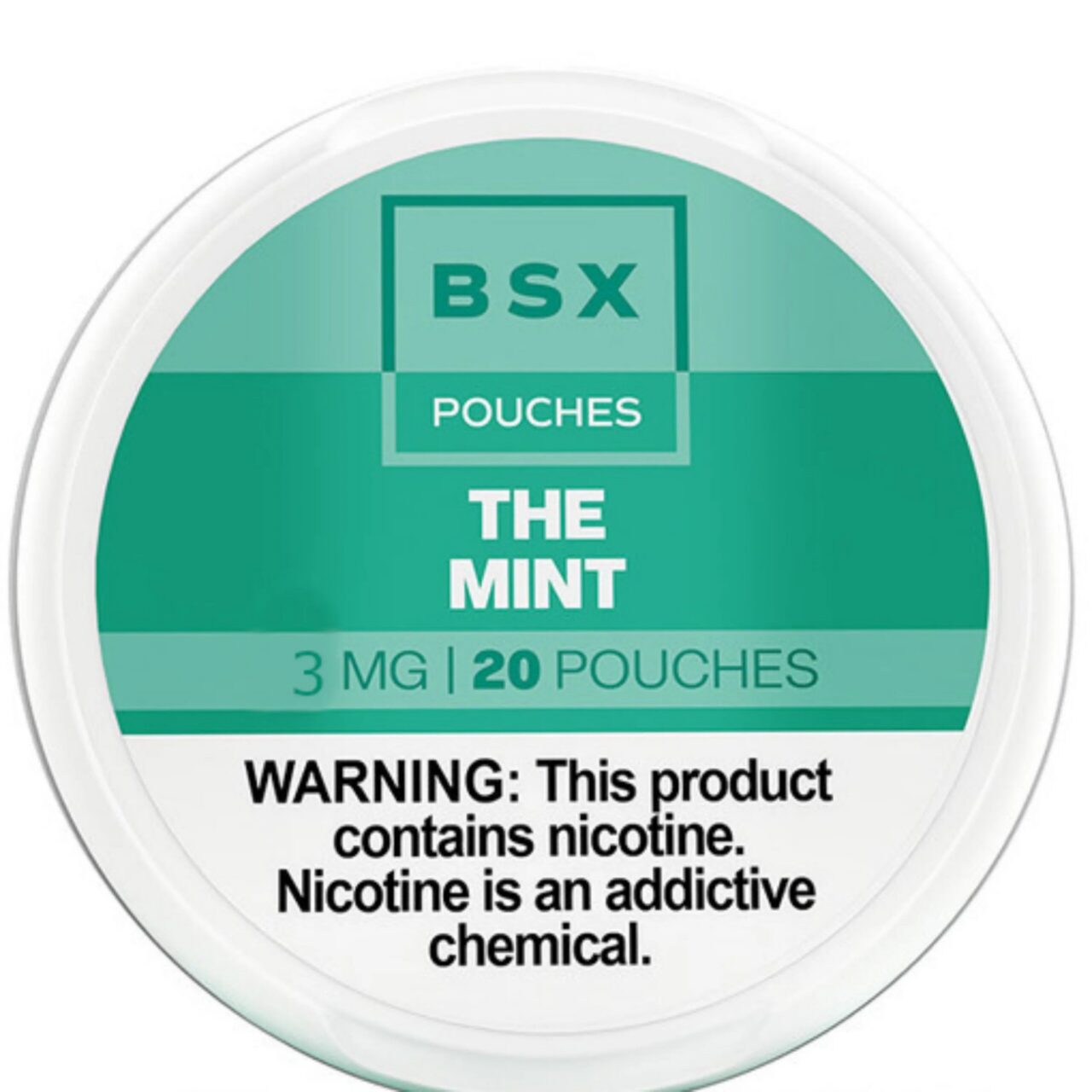BSXPouches_TheMint_3-3000x3000-1.jpg The Mint BSX Nicotine Pouches 3mg