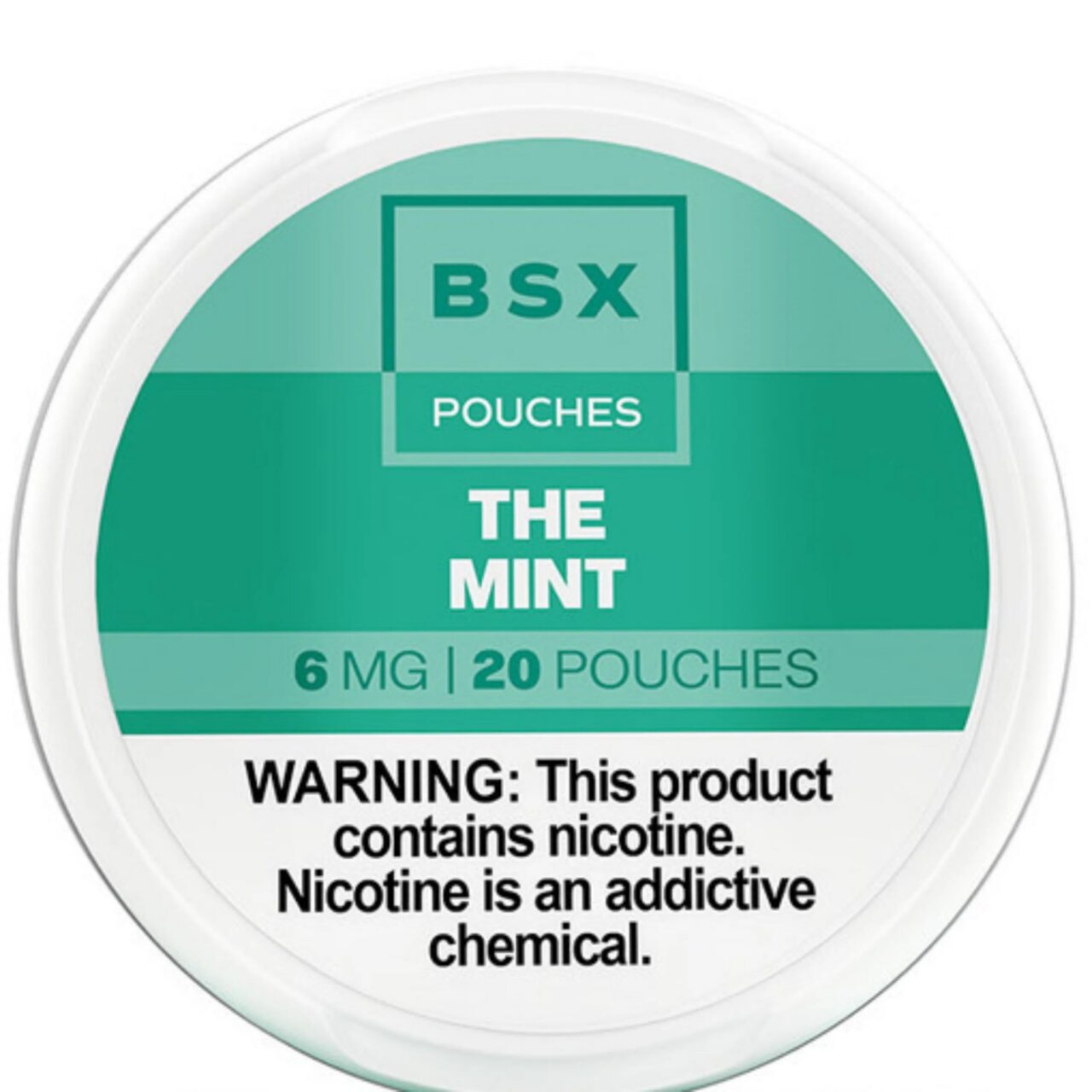 BSXPouches_TheMint_6-3000x3000-1.jpg The Mint BSX Nicotine Pouches 6mg